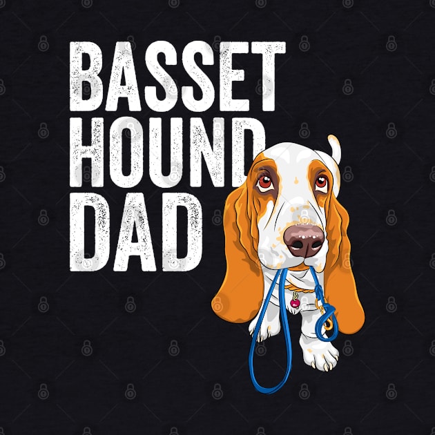 Basset Hound - Basset Hound Dad by Kudostees